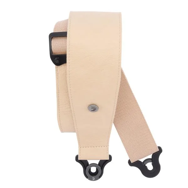 D‘addario Auto Lock Cuir Guitar Strap Tan Largeur 7,6 cm Produit De Marque