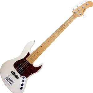 Quantité Limitée Sadowsky MetroExpress 21-Fret Hybrid P/J Bass V2 5-String (MN) - olympic white