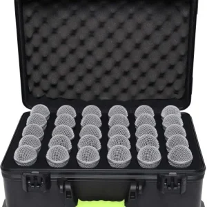 Dernier Modèle Gator MIC CASE 30 - Valise pour 30 Micros
