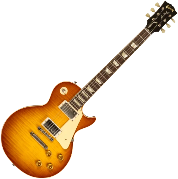 Gibson Custom Shop M2M 1959 Les Paul Standard Reissue 932130 - murphy lab light aged golden poppy burst Prix Choc