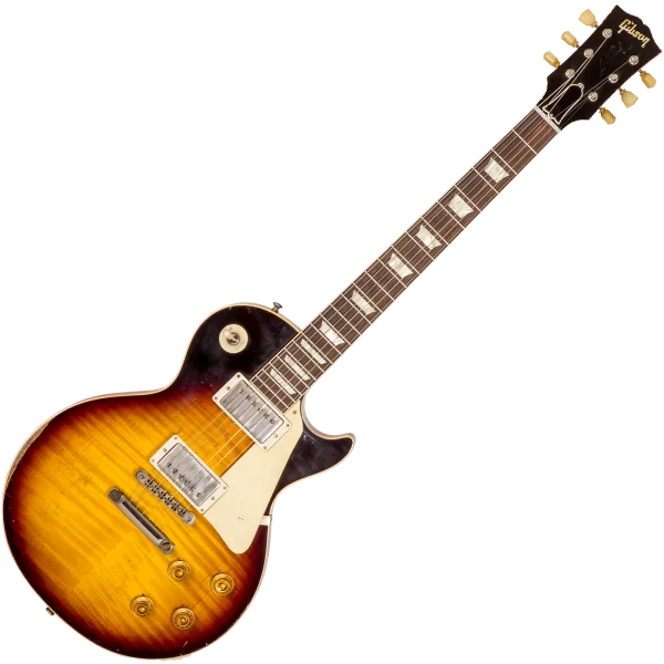 Gibson Custom Shop M2M 1959 Les Paul Standard Reissue 932158 - murphy lab ultra heavy aged kindred burst Haute Qualité