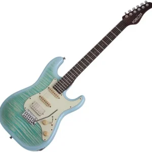 Schecter Nick Johnston Flame Top Nitro USA - atomic ice Retour Gratuit