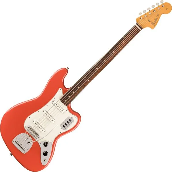Fender Vintera II ‘60s Bass VI (MEX, RW) - fiesta red Prix Choc