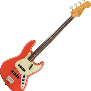 Quantité Limitée Fender Vintera II ‘60s Jazz Bass (MEX, RW) - fiesta red