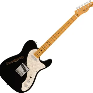 Fender Vintera II ‘60s Telecaster Thinline (MEX, MN) - black Offre Spéciale