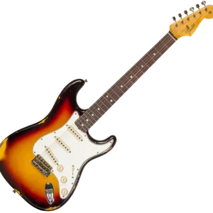 Prix Promo Fender Custom Shop Late 1964 Stratocaster CZ569925 - relic target 3-color sunburst