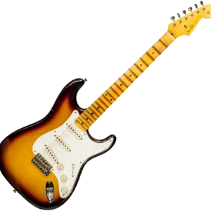 Fender Custom Shop 1956 Stratocaster CZ570281 - journeyman relic aged 2-color sunburst Paiement Sécurisé