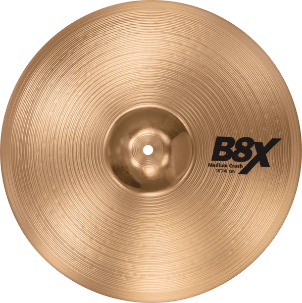 Sabian B8X Medium Crash - 16 pouces Expédition Rapide