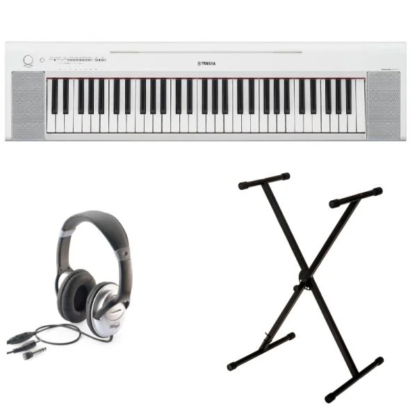 Authentique Yamaha NP-15 WH + Stand + Casque