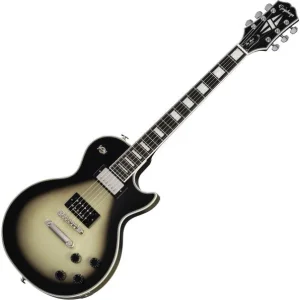Pas Cher Epiphone Adam Jones Les Paul Custom Korin Faught Sensation - antique silverburst