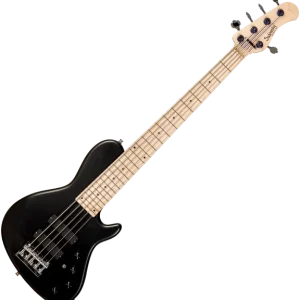 Offre Limitée Sadowsky MetroLine 24-Fret Single Cut Bass Ash 5-String (Germany, MN) - satin black pearl