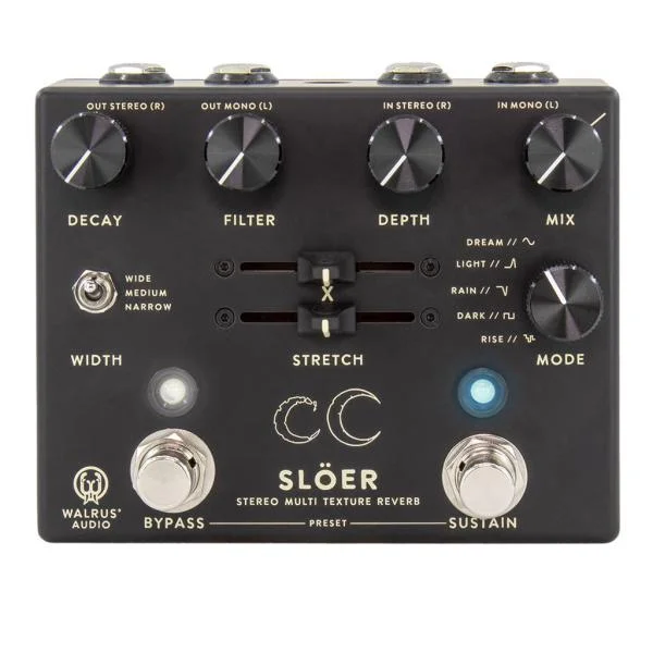 Vente Flash Walrus audio Slöer Stereo Reverb Black