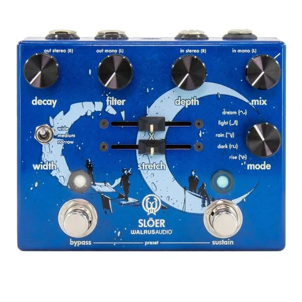 Commande En Gros Walrus audio Slöer Stereo Reverb Blue