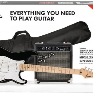 Squier Sonic Stratocaster Pack - black Acheter En Ligne