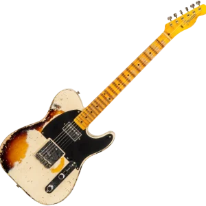 Fender Custom Shop 1957 Telecaster R117579 - heavy relic desert sand ov. sunburst Expédié Aujourd'hui