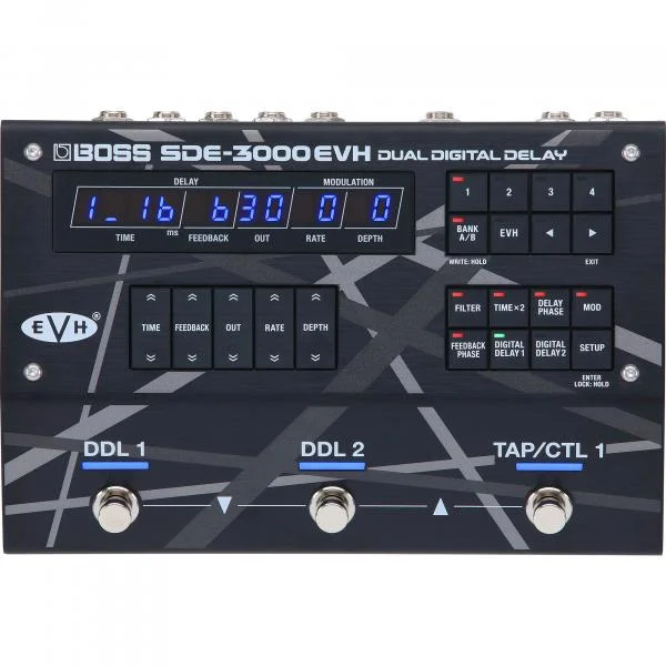 Dernier Modèle Boss SDE-3000-EVH Eddie Van Halen Edition