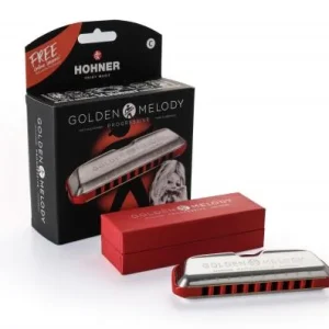 Retour Gratuit Hohner 544/20 Golden Melody Prog C