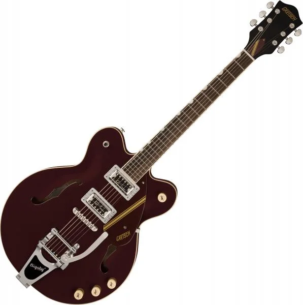 Gretsch G2622T Streamliner Rally II Center Block DC Bigsby - 2-tone oxblood/walnut stain Dernière Chance