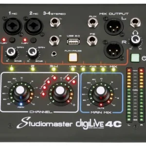 Studiomaster DIGILIVE 4C Réduction