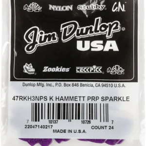 Jim dunlop 47RKH3NPS Kirk Hammet Purple Sparkle Jazz III Pack de 24 Prix Cassé
