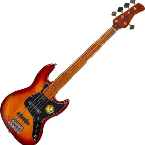 Sire Marcus Miller V5 Alder Fretless 5ST 5-string - tobacco sunburst Achetez Aujourd'hui