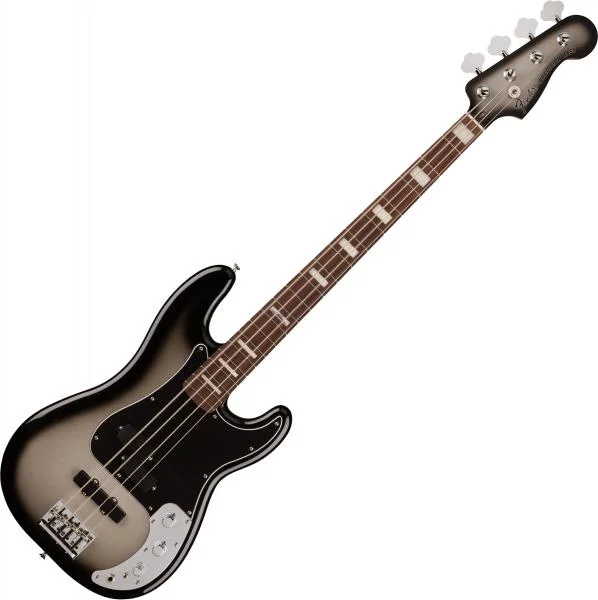 Fender Troy Sanders Precision Bass (MEX, RW) - silverburst Certifié