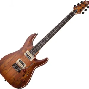 Schecter C-1 Exotic Spalted Maple - satin natural vintage burst Offre Exclusive