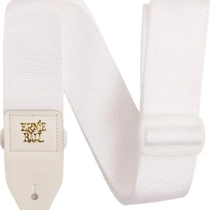 Offre Spéciale Ernie ball Polypro 2-inches Guitar Strap - White & White