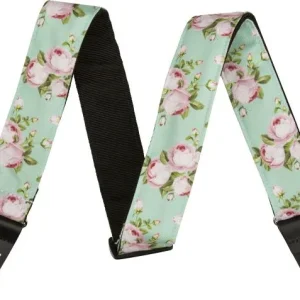 Fender Floral 2-inches Guitar Strap - Surf Green Nouvel Arrivage