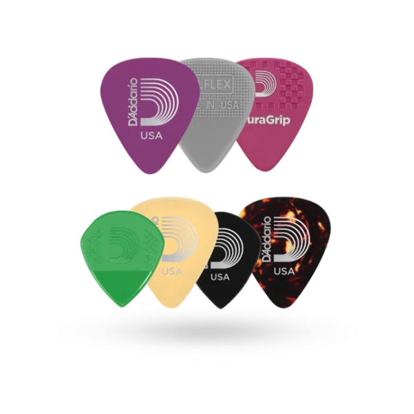 D‘addario 1XVP4-5 Variety Picks Pack de 7 Achetez Aujourd'hui