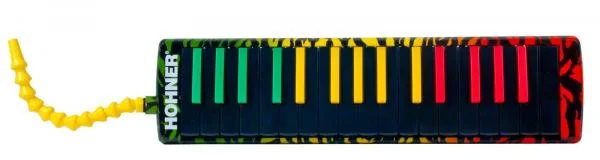 Hohner C94403 Melodica Airboard Rasta 32 Offre Spéciale