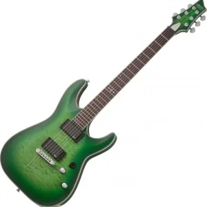 Schecter C-1 Platinum - satin green burst Promotion