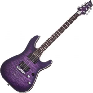 Schecter C-1 Platinum - satin purple burst Super Prix
