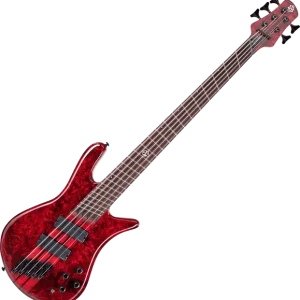 Haute Qualité Spector Ns Dimension 5 Fishman - inferno red gloss