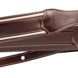 Prix Promo Taylor Century 2.5inc. Embroidered Leather Guitar Strap 4108-25 - Cordovan/Cream/Cordovan