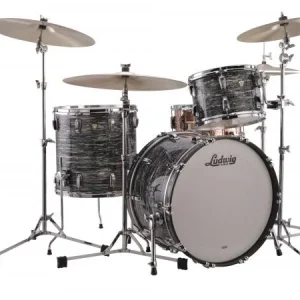 Paiement Sécurisé Ludwig Kit Classic Maple Fab V - 3 fûts - vintage black oyster