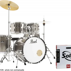 Livraison Express Pearl Roadshow RSS505CC Fusion + Pack Sabian Solar - bronze metallic