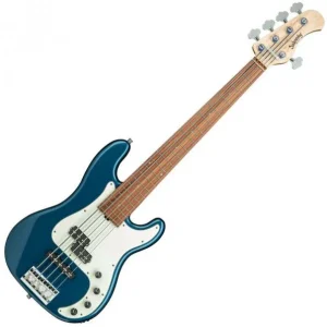 Nouvel Arrivage Sadowsky Metroline 21-Fret Hybrid P/J Bass Alder (5-String, Germany, MOR) - dark lake placid blue metallic