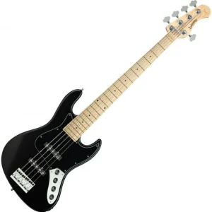 Sadowsky Metroline 21-Fret Vintage J/J Bass Ash 5 (Germany, MN) - solid black satin Meilleur Prix