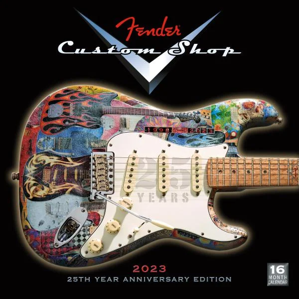 Fender 2023 Custom Shop Wall Calendar Vente Flash