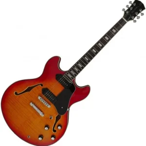 Populaire Sire Larry Carlton H7V - cherry sunburst