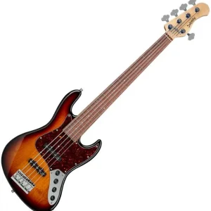 Sadowsky MetroLine 21-Fret Vintage J/J Bass Alder (5-String, Germany, Morado) - ‘59 burst transparent Quantité Limitée