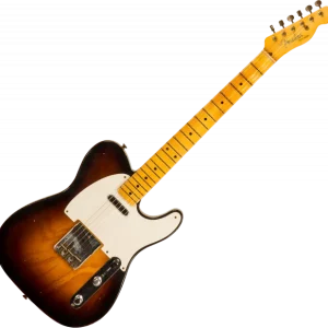 Offre Exclusive Fender Custom Shop 1955 Telecaster CZ560649 - relic wide fade 2-color sunburst