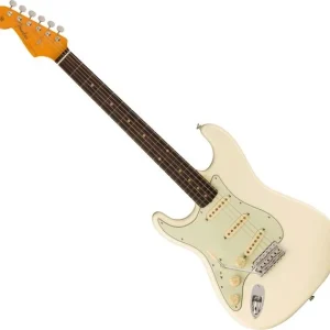 Fender American Vintage II 1961 Stratocaster LH (USA, RW) - olympic white Pas Cher