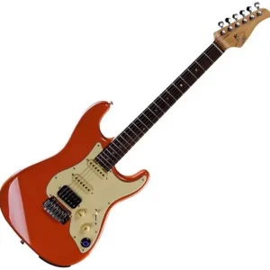 Mooer GTRS Professional P800 Intelligent Guitar - fiesta red Offre Exclusive