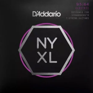 D‘addario NYXL09564SB Strandberg Electric Guitar 7-String Set Nickel Round Wound 9.5-64 - jeu de 7 cordes Quantité Limitée