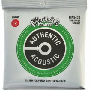 Prix Bas Martin MA540S Acoustic Guitar 6-String Set Authentic Silked 92/8 Phosphor Bronze 12-54