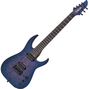 Schecter Keith Merrow KM-7 MK-III Pro USA - blue crimson pearl Offre Limitée