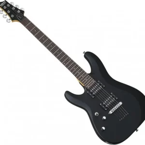 Schecter C-6 Deluxe LH - satin black Offre Exclusive
