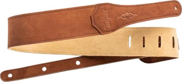 Taylor Gemstone 2.5 in. Sanded Leather Guitar Strap Nouveauté